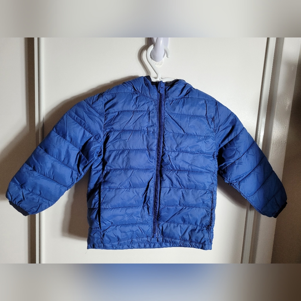 Blue Puffer Jacket for Kids